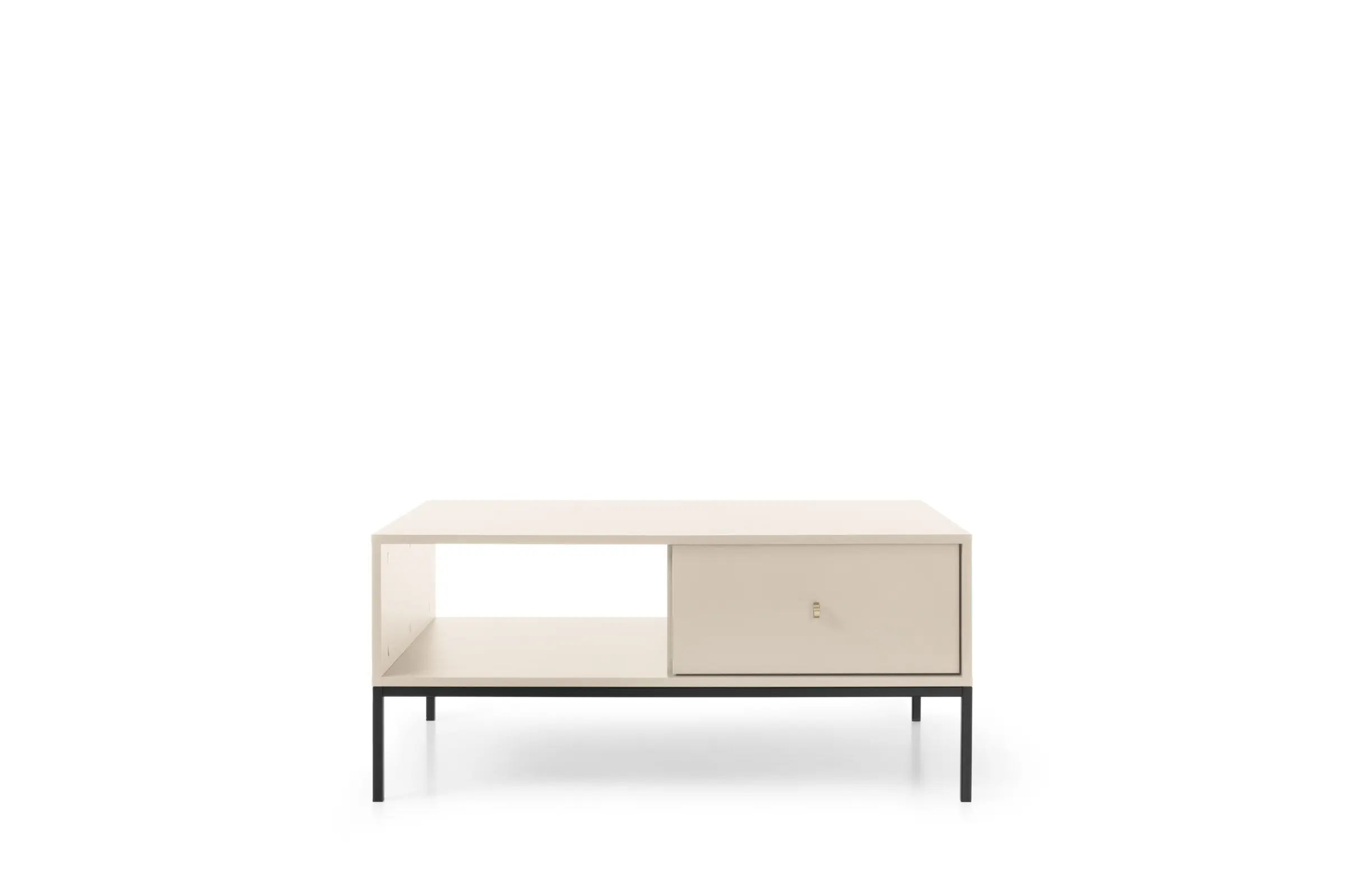 Piaski Konferenční stolek Mono II 104 cm béžový/černý