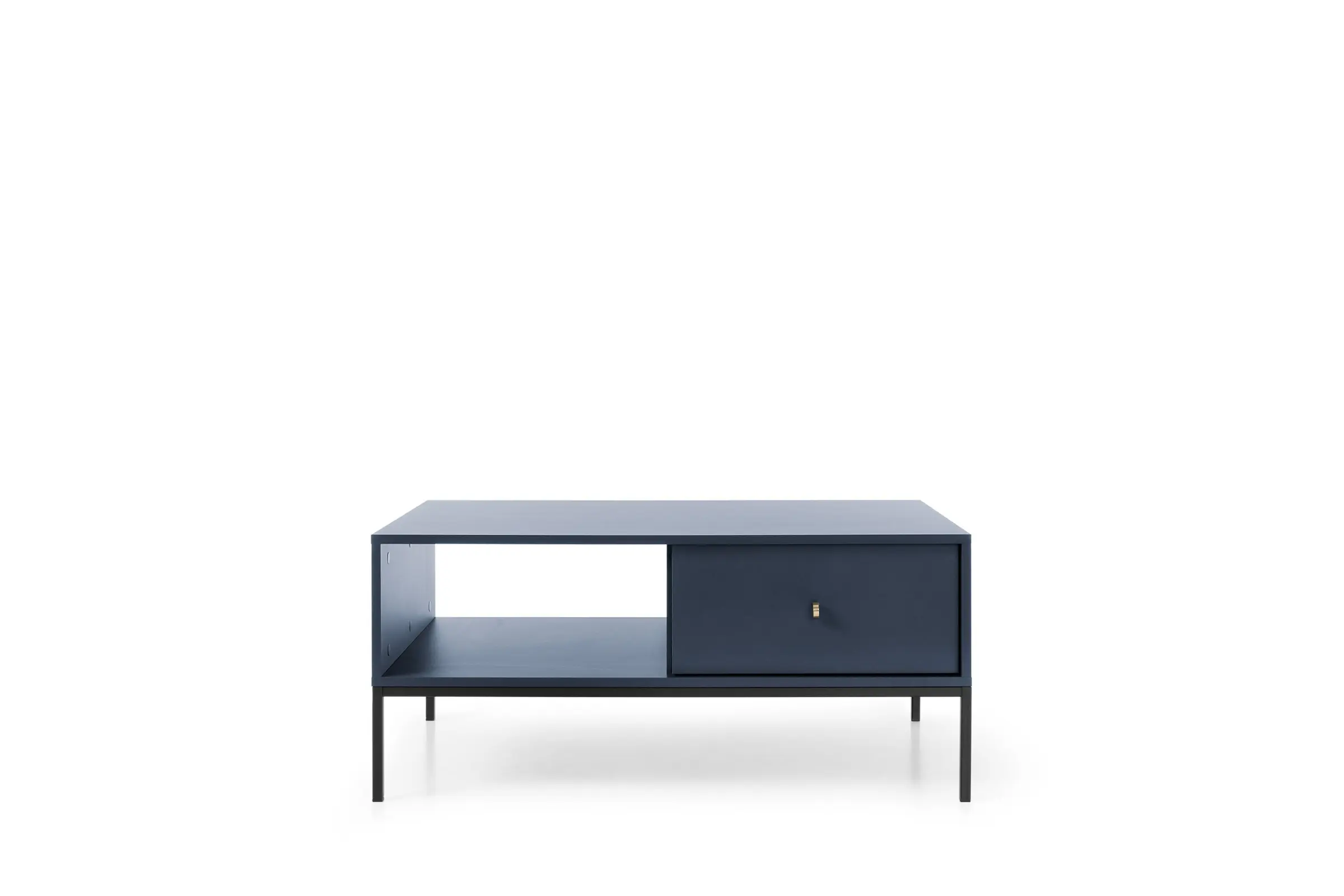 Piaski Konferenční stolek Mono II 104 cm modrý/černý