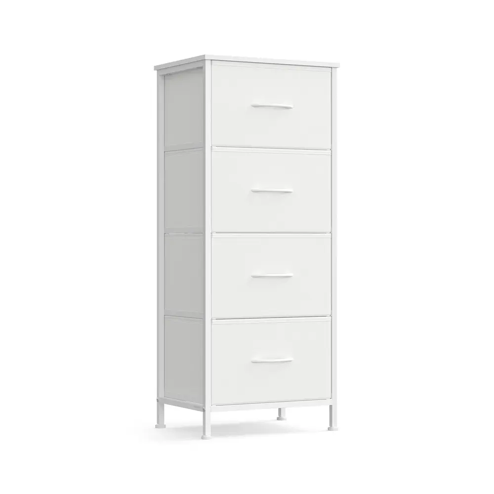 SONGMICS Komoda s látkovými zásuvkami Dopi 39,6 cm bílá
