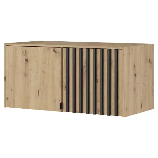 Piaski Nástavec na skříň Nelly 105 cm dub artisan/černý