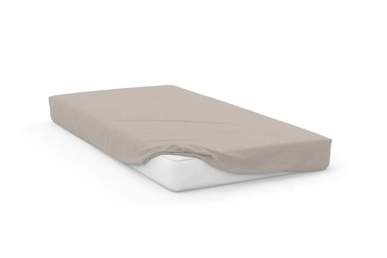 Faro Bavlněné Jersey prostěradlo SOFT 90x200 cm + 25 cm šedé