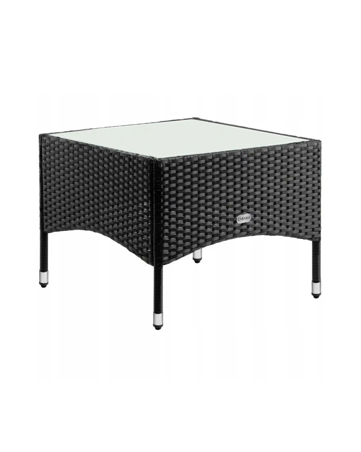 DB Garden Zahradní stolek Nimor 58 cm polyratan černý