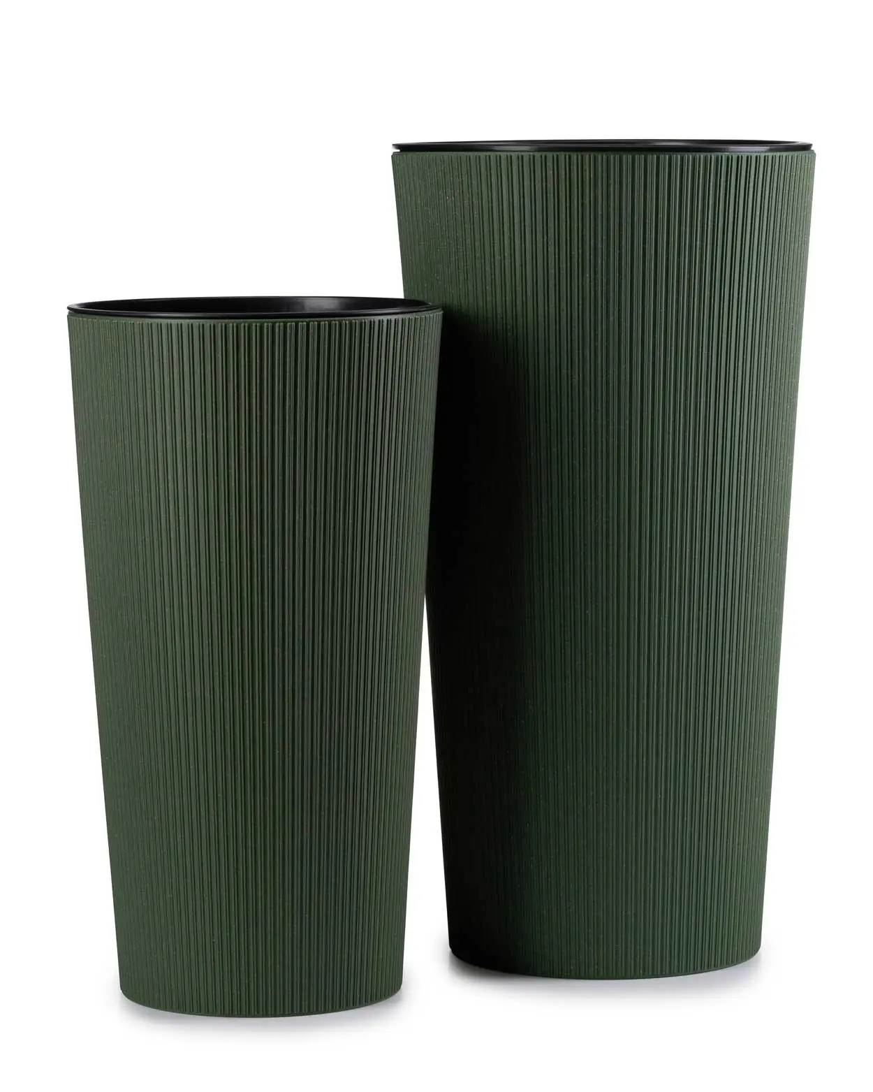 HowHomely Sada 2 květináčů URBANICA ECO zelená