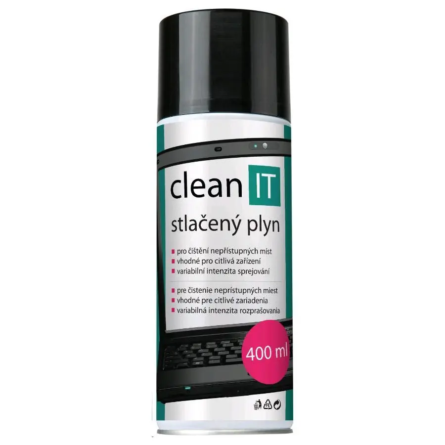 CLEAN IT Stlačený vzduch 400 ml (CL-102)
