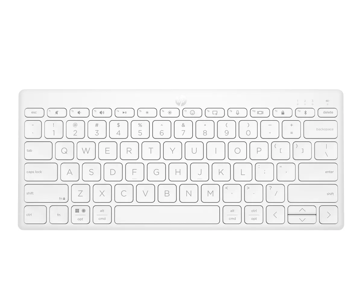 Bluetooth klávesnice HP 350 Compact Multi-Device - bílá (692T0AA#BCM)