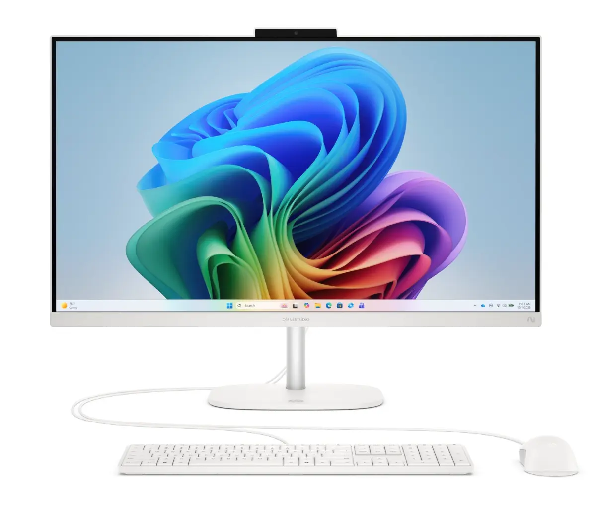 HP OmniStudio/27-cw0016nc/27"/FHD/T/AI7-445/16GB/512GB/AMD int/W11H/Bílá/2R