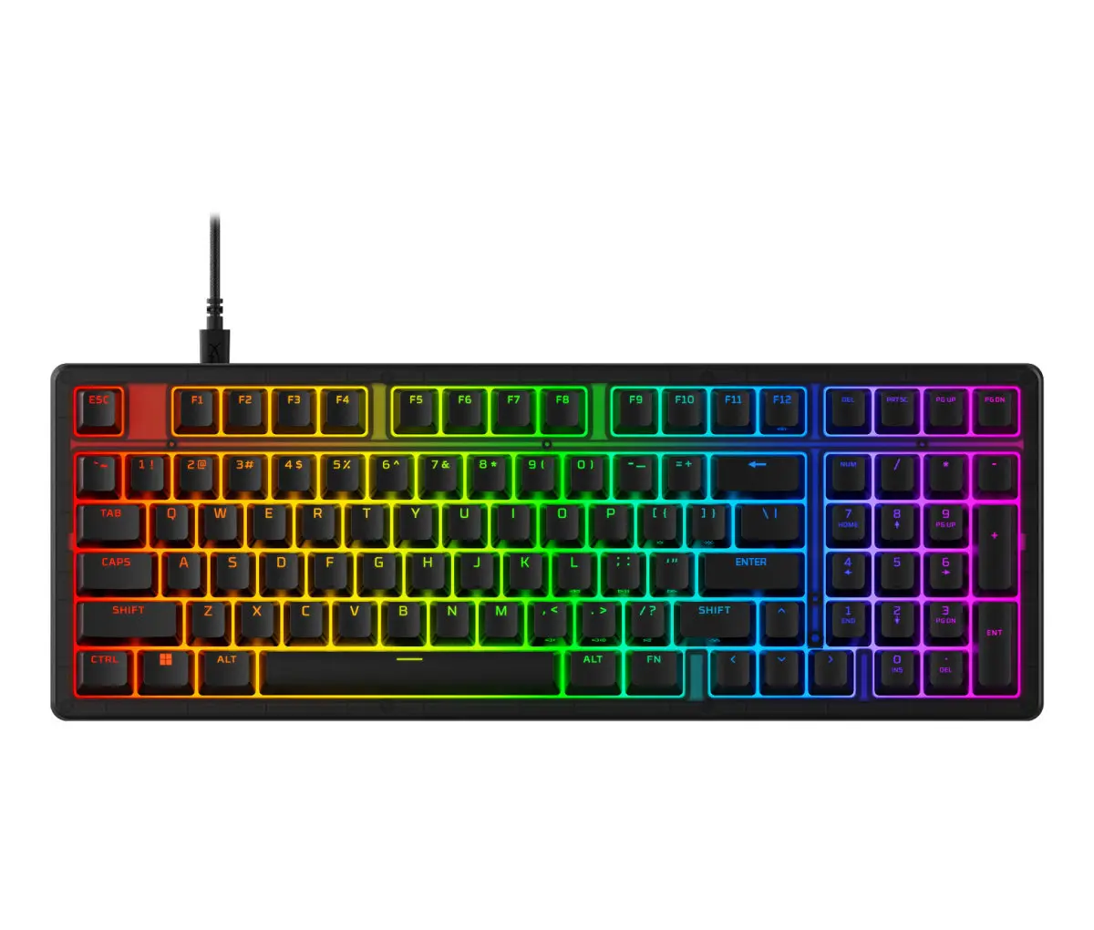 HyperX Origins 2 1800/Drátové USB-A/US/Černá