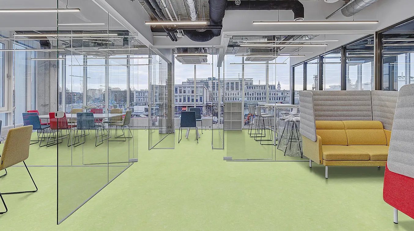 FORBO Marmoleum marbled real Green wellness 3881 Tl.