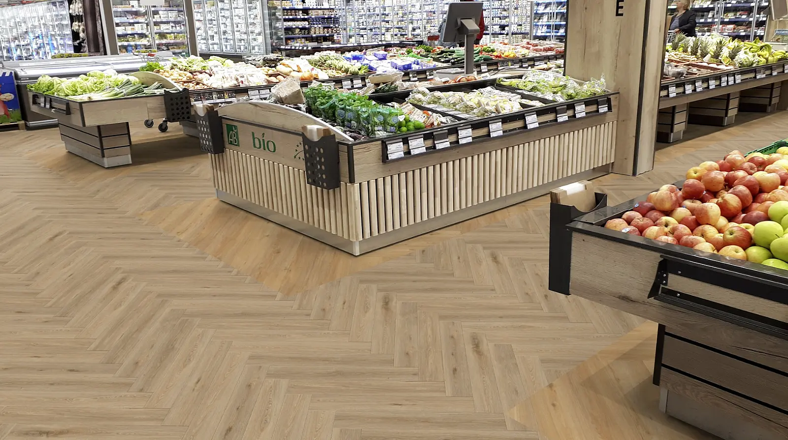 GERFLOR Creation 55 clic acoustic herringbone Aquinoah nature GERCAC55 1707