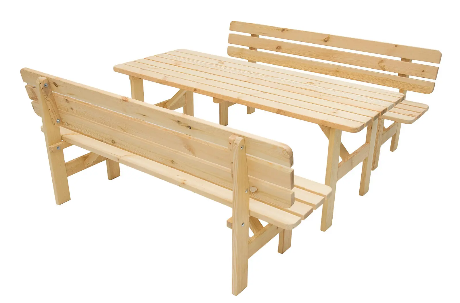 Masivní sestava z borovice 1+2 dřevo 30 mm (různé délky)
