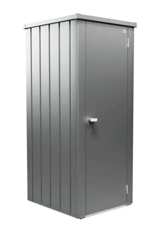 Biohort Skříňka na terasu BIOHORT Julia L high 77 x 87 x 180 cm (šedý křemen metalíza)