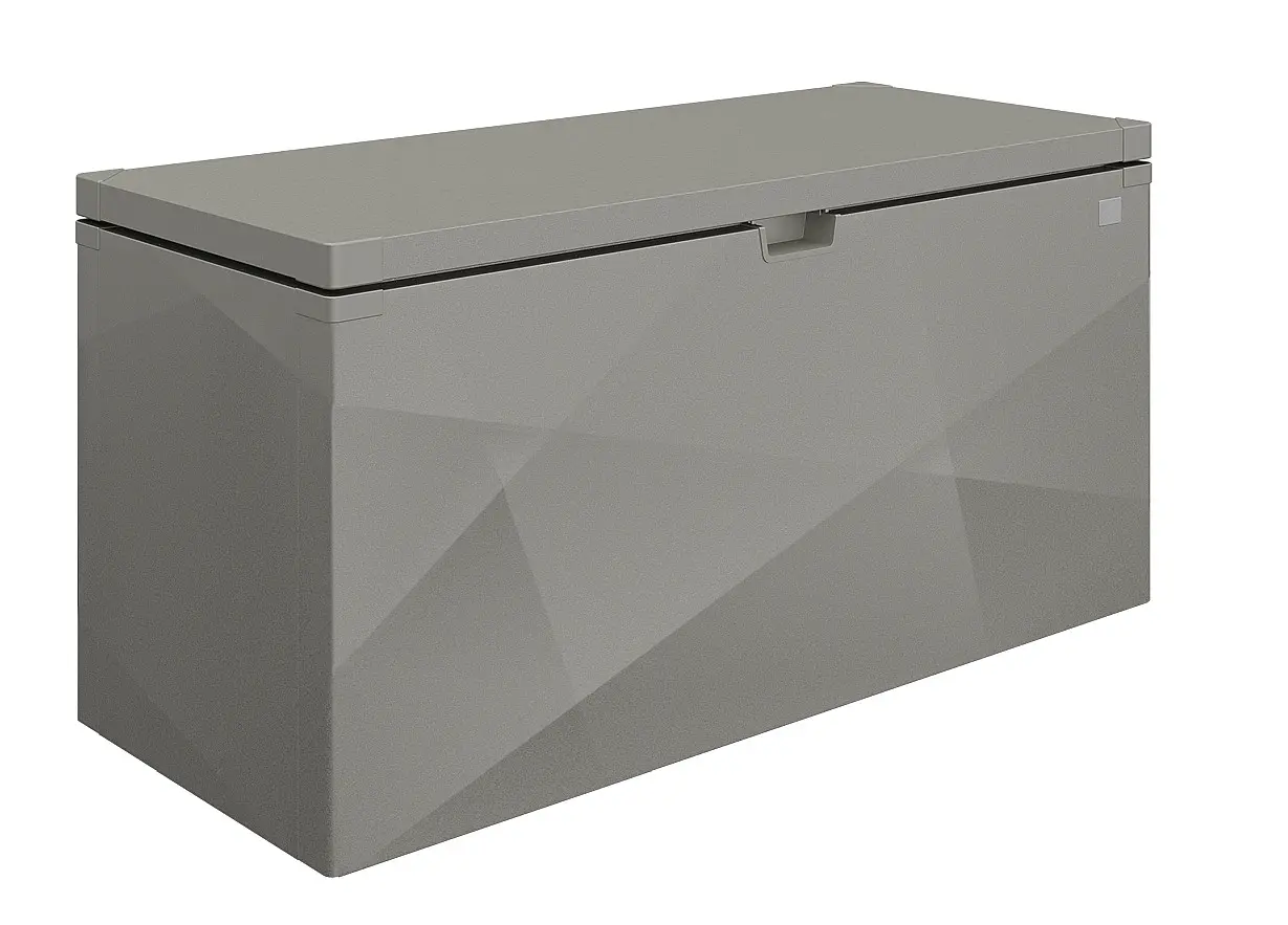 Biohort Úložný box BIOHORT Stylebox X-Design 140 x 60 x 71 cm (šedý křemen metalíza)