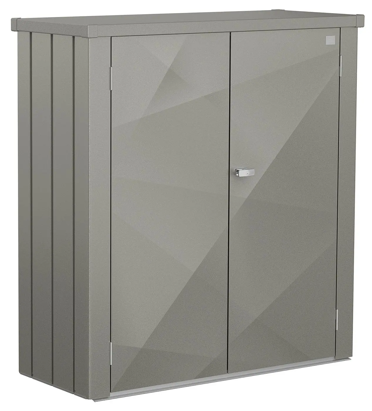 Biohort Skříňka na terasu BIOHORT X-Design Romeo M 132 x 57 x 140 cm (šedý křemen metalíza)