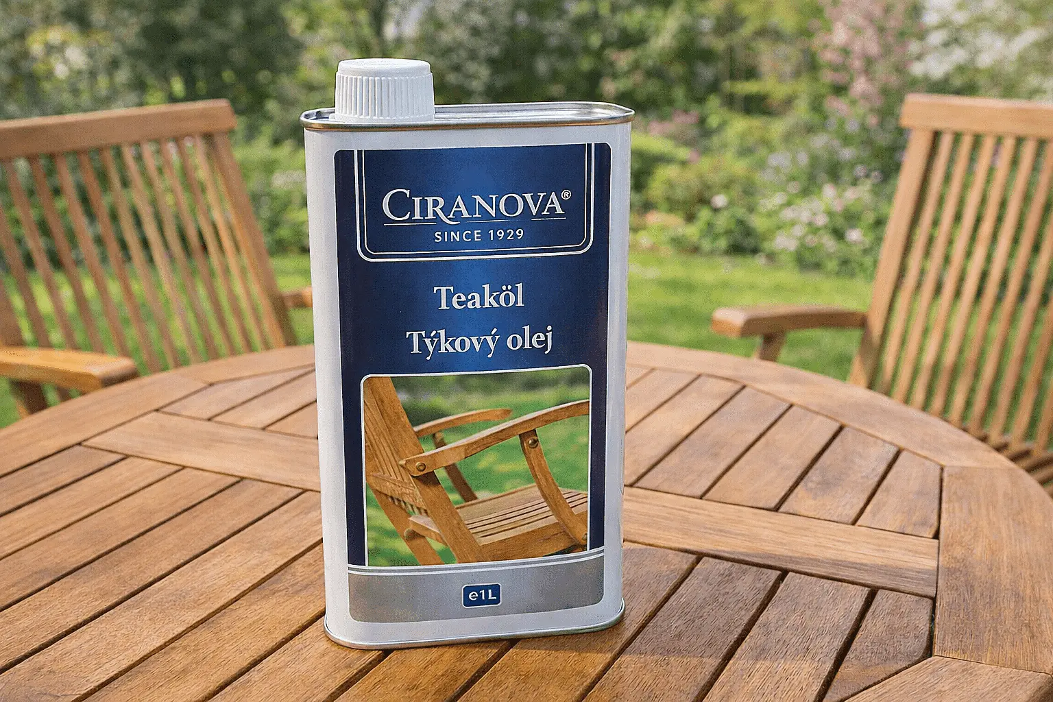 Ochranný prostředek Ciranova - teakový olej 1 l