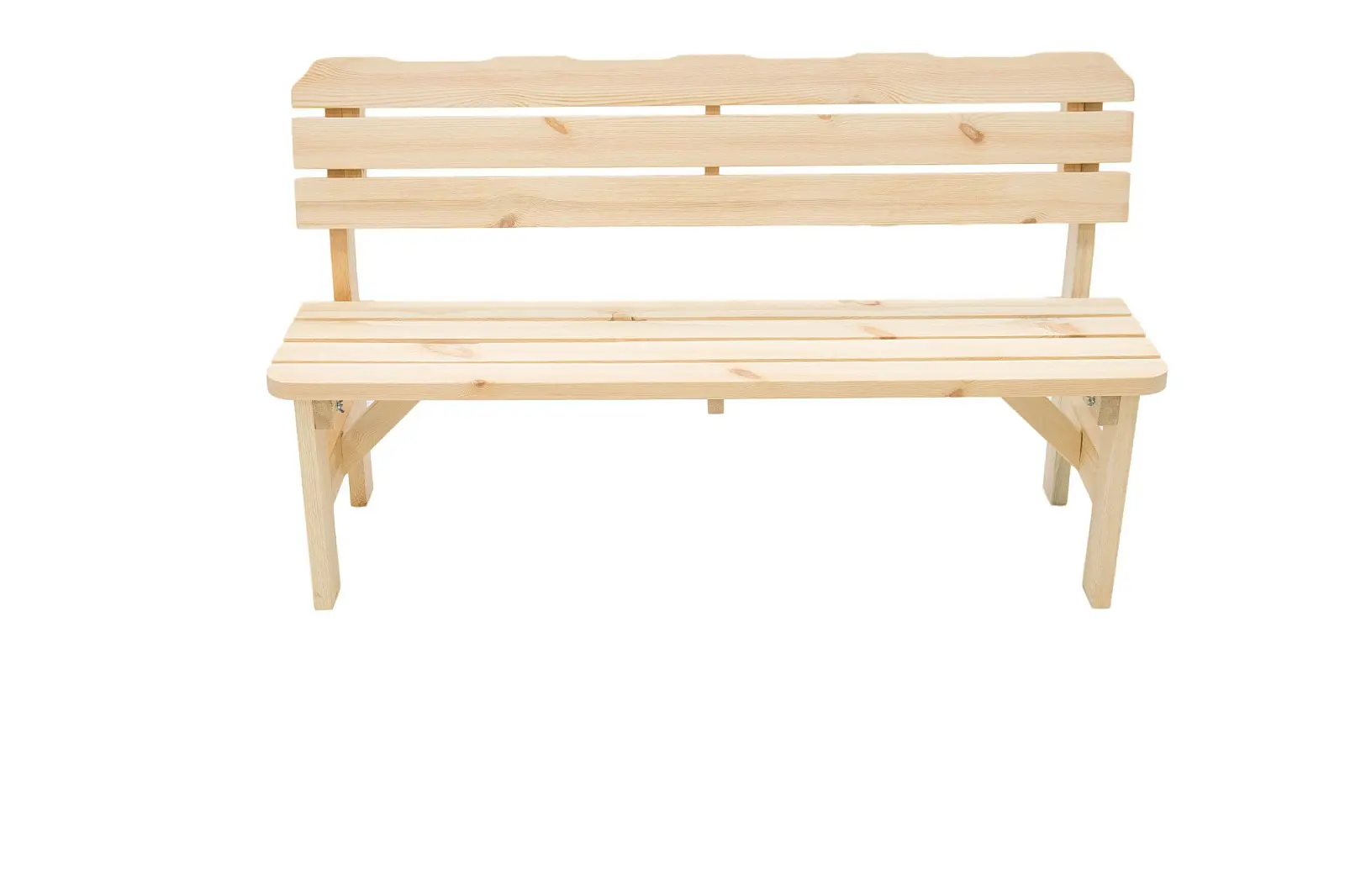 DEOKORK Masivní dřevěná zahradní lavice z borovice dřevo 32 mm (180 cm)