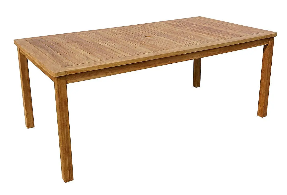 Zahradní stůl RIVIERA 190x100 cm (teak)