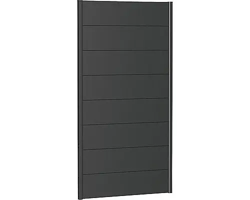 Biohort Zástěna na ochranu soukromí BIOHORT - výška 182 cm (tmavě šedá metalíza)