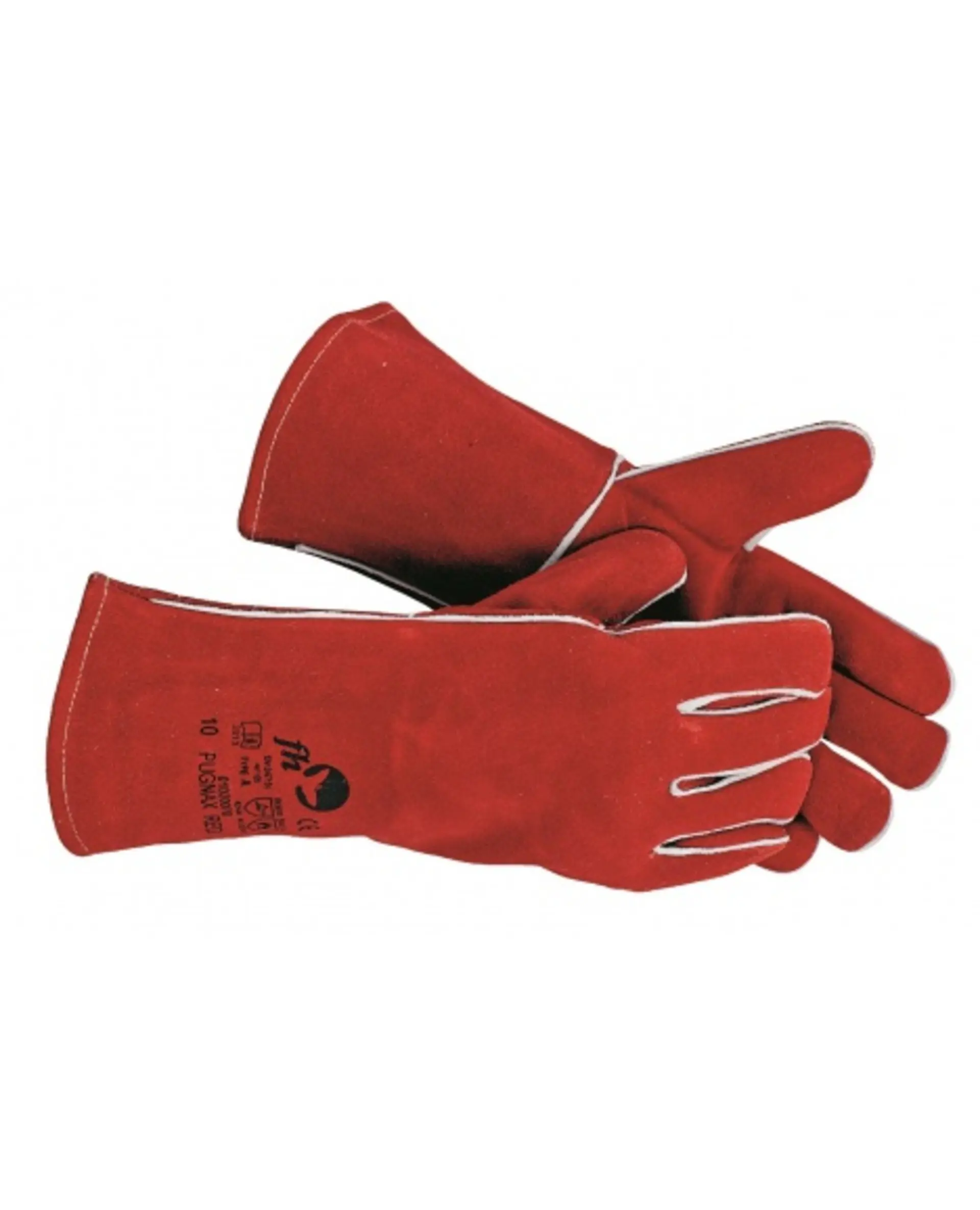 PUGNAX RED rukavice celokožené vel.10