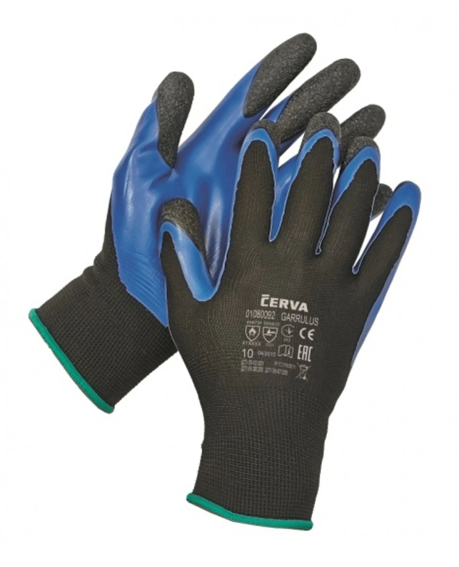 Cerva GARRULUS latex Rukavice povrstvené