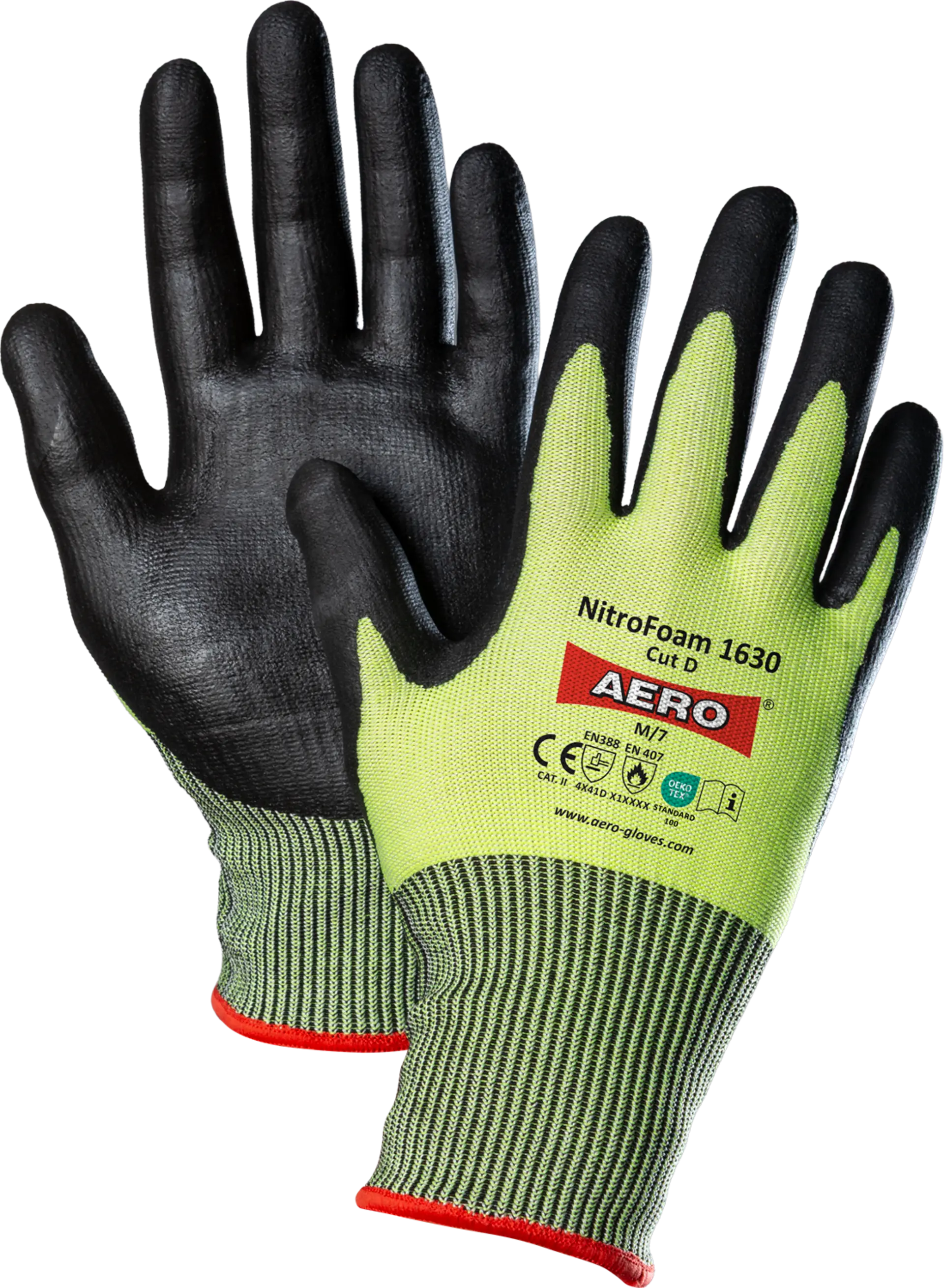 AERO NITROFOAM 1630 CUT D nitril Rukavice povrstvené