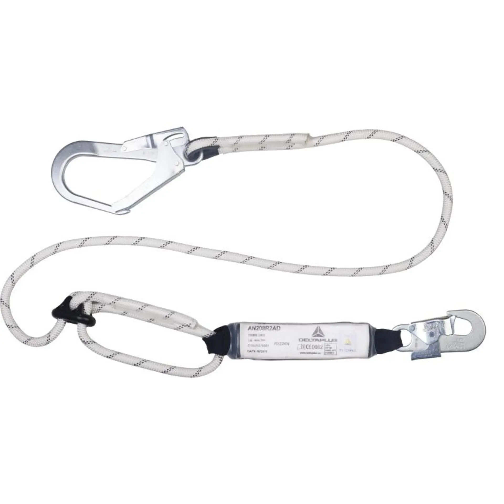 DeltaPlus AN208RCD Ø12mm 1,5m - 2m Tlumič pádu s hákem