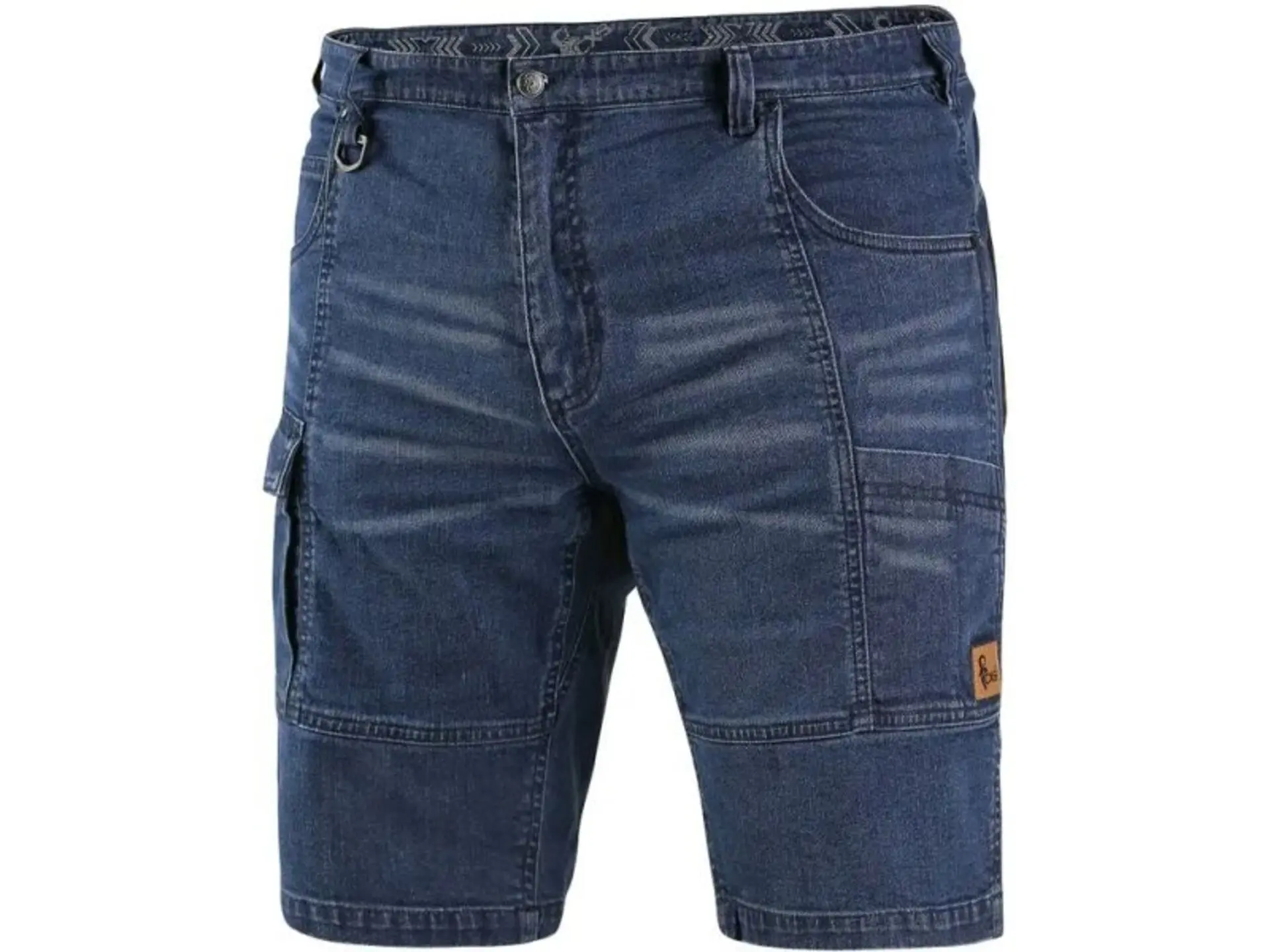 Canis CXS Kraťasy jeans MURET pánské šedo-černá 60