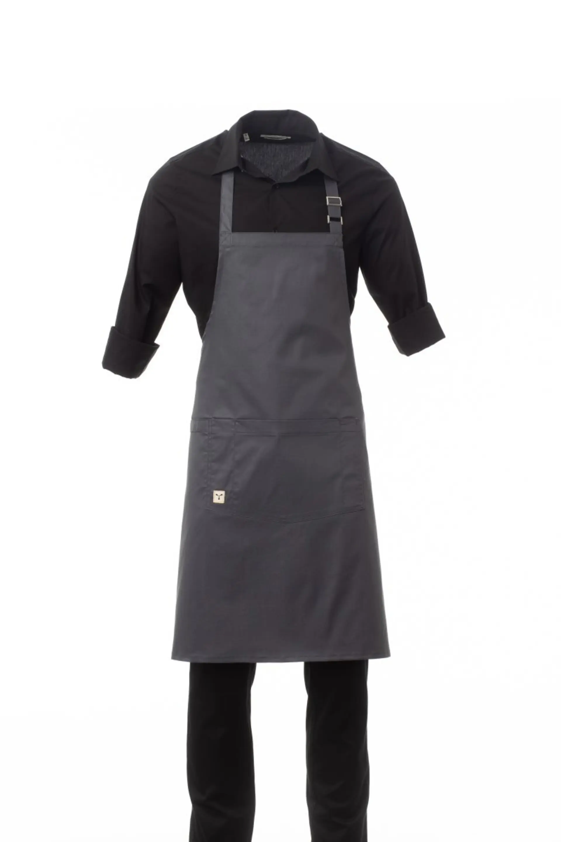 PayPer BISTROT Zástěra s laclem šedá