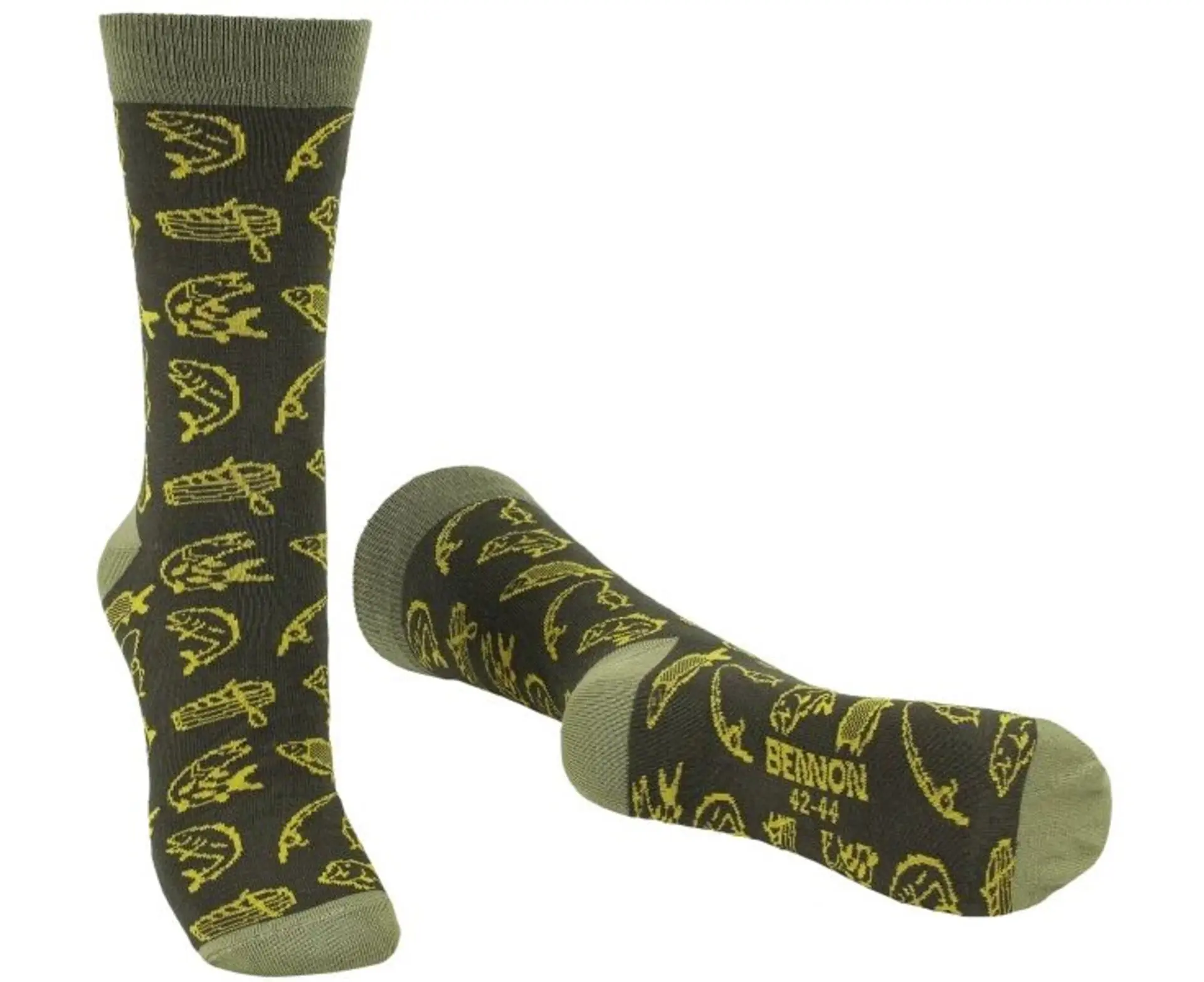 BENNON BENNONKY Fish Socks green Ponožky