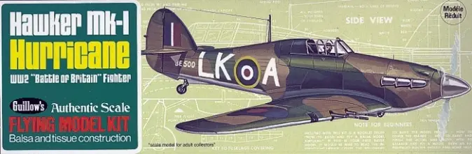 Hawker Hurricane 419 mm Guillow