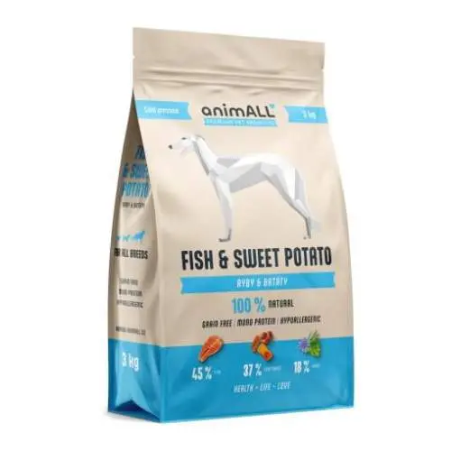 AnimALL Fish - Ryby & Batáty, 3kg