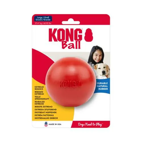 KONG Extreme Ball with Hole Red L