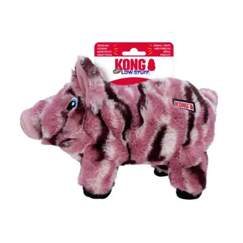 KONG Stripes Low Stuff Pig