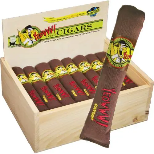 Hračka pro kočky - Yeowww! Cigar Box 24 pcs Classic