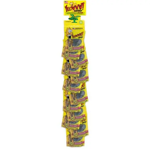 Hračka pro kočky - Yeowww! Display Strip Catnip 12 pcs.