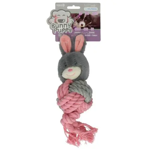 Hračka pro psy - Bunny Puppy Ropey Ball