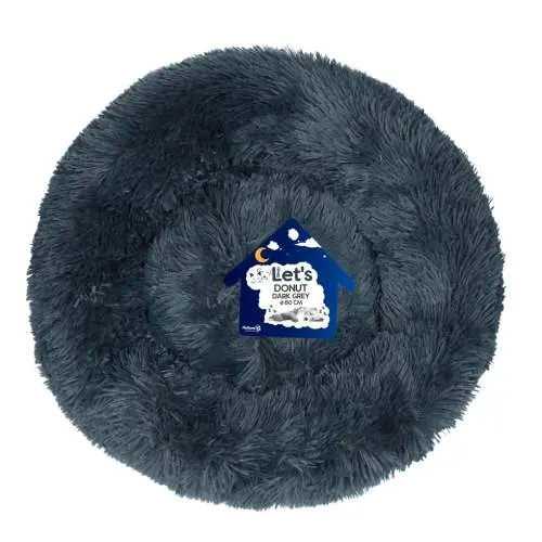 Tašky, přepravky a klece pro psy - Let's Sleep Donut Dark grey XL