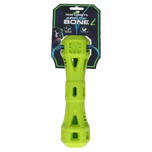 Hračka pro psy - Dog Comets Airflow Bone Green L