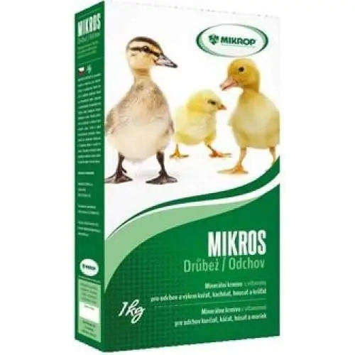 Mikros Drůbež/Odchov s vitamíny 1 kg