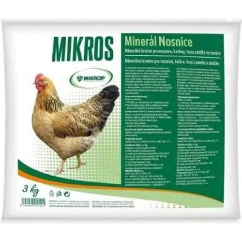 Mikros Minerál pro nosnice a drůbež ve snášce 3 kg