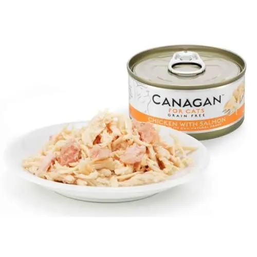Canagan Cat konzerva Kuřecí a Losos 75 g