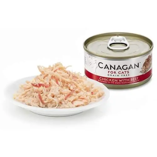 Canagan Cat konzerva Kuřecí s Hovězím 75 g
