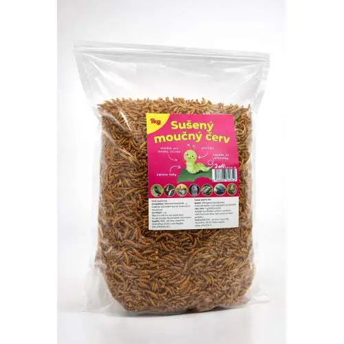 Sušený moučný červ 1kg