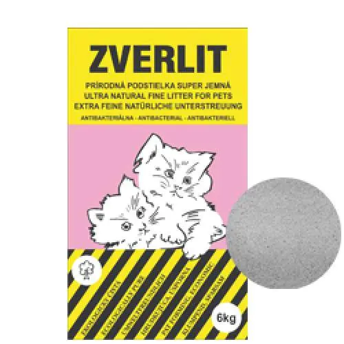 Zverlit růžový super jemná Podestýlka kočka 6kg