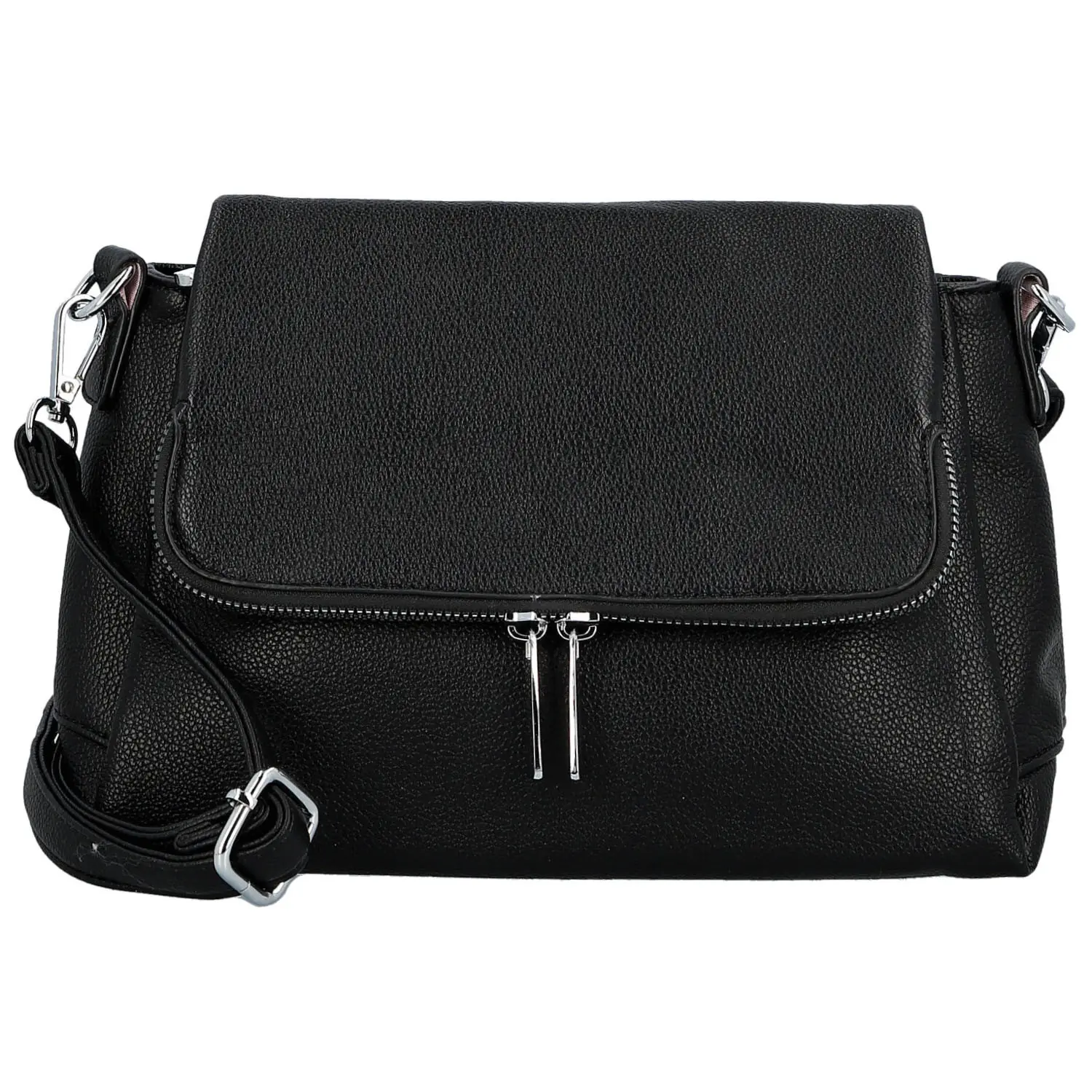 Dámská crossbody kabelka černá - Firenze Naima