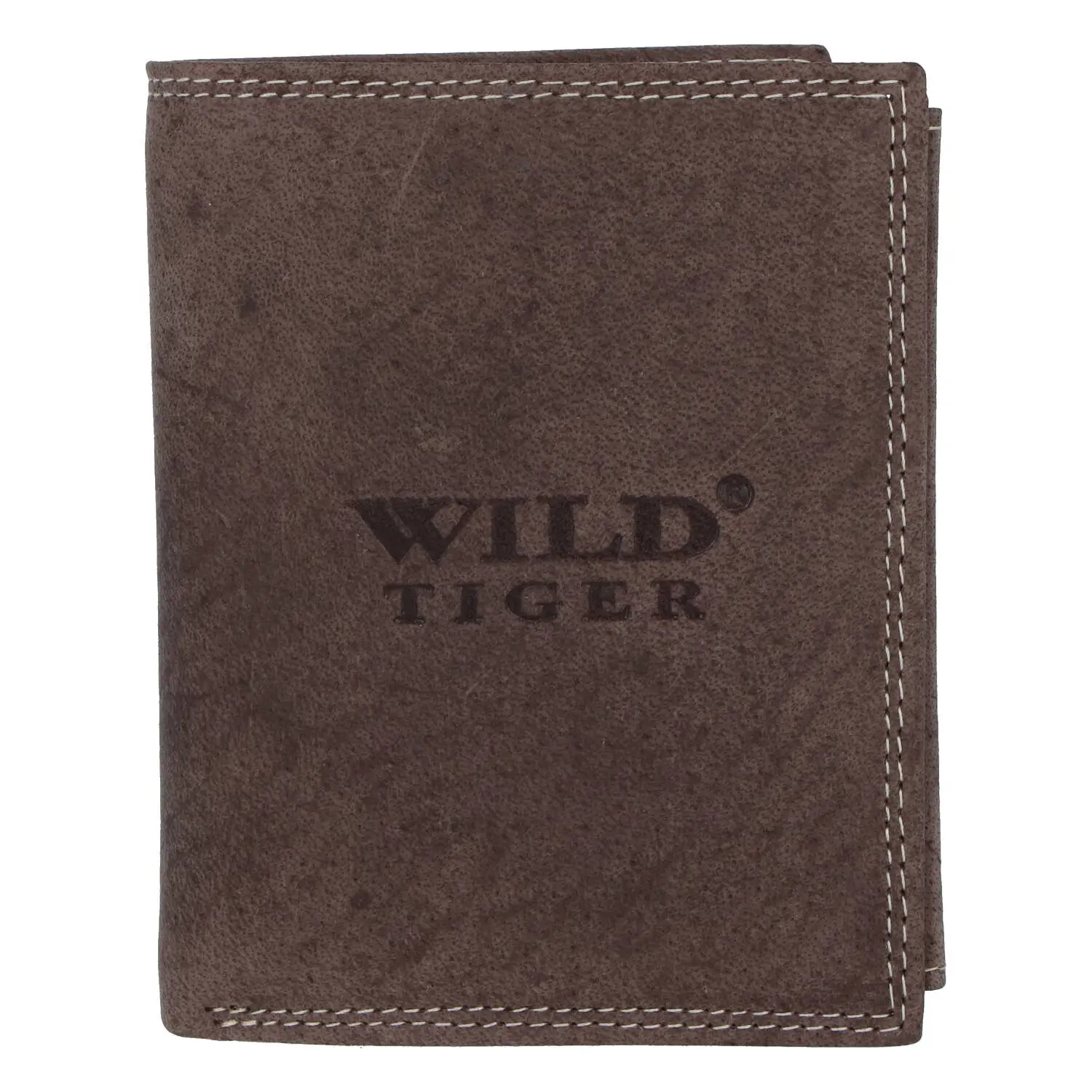 Pánská kožená peněženka hnědá - Wild Piotr