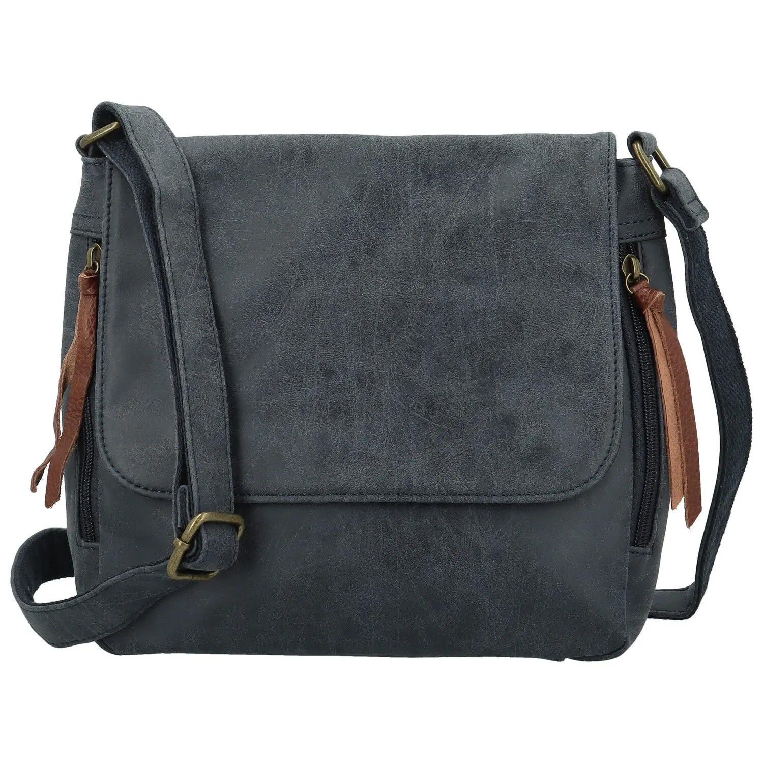 Dámská crossbody kabelka tmavě modrá - Paolo bags Aiden