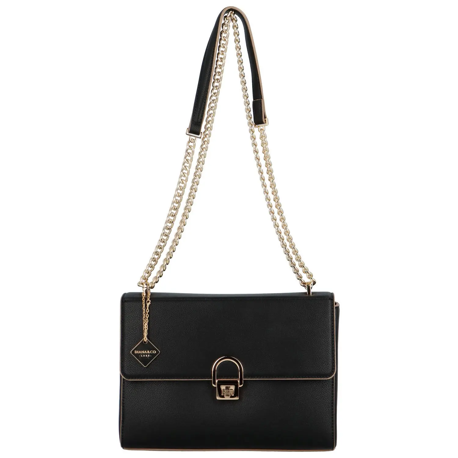 Dámská crossbody kabelka černá - DIANA & CO Sticchia