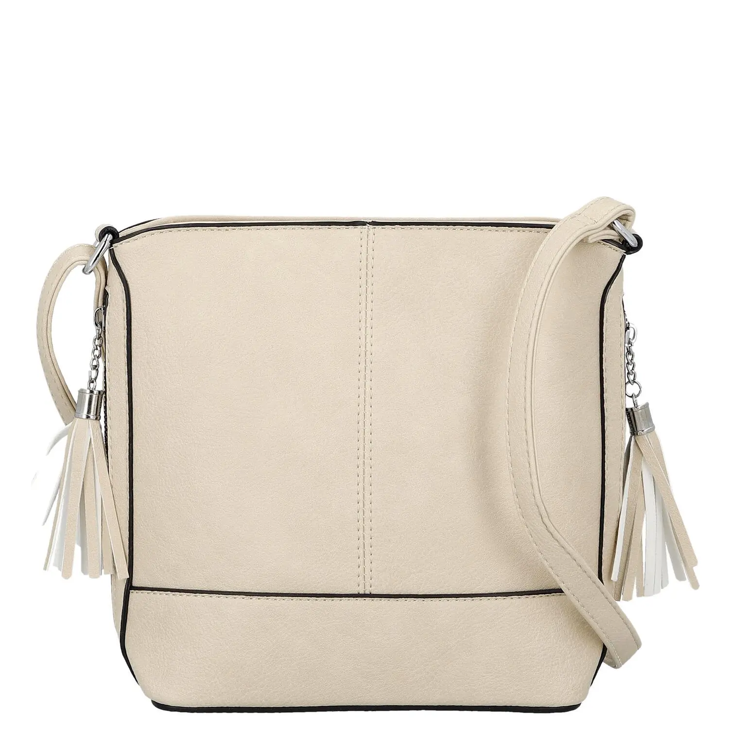 Dámská crossbody kabelka béžová - Firenze Alevin