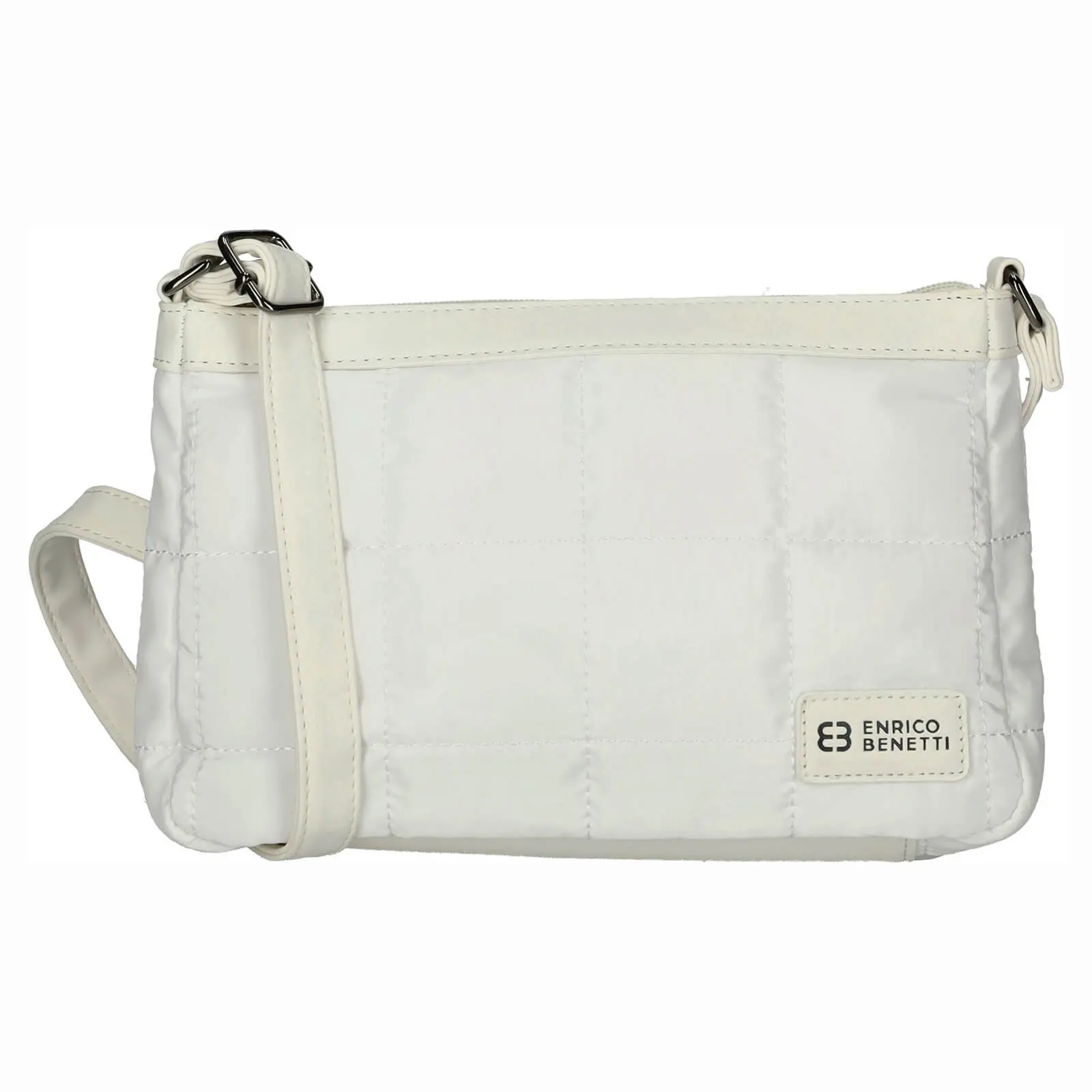 Elegantní prošívaná dámská crossbody kabelka Enrico Benetti Beátes - bílá