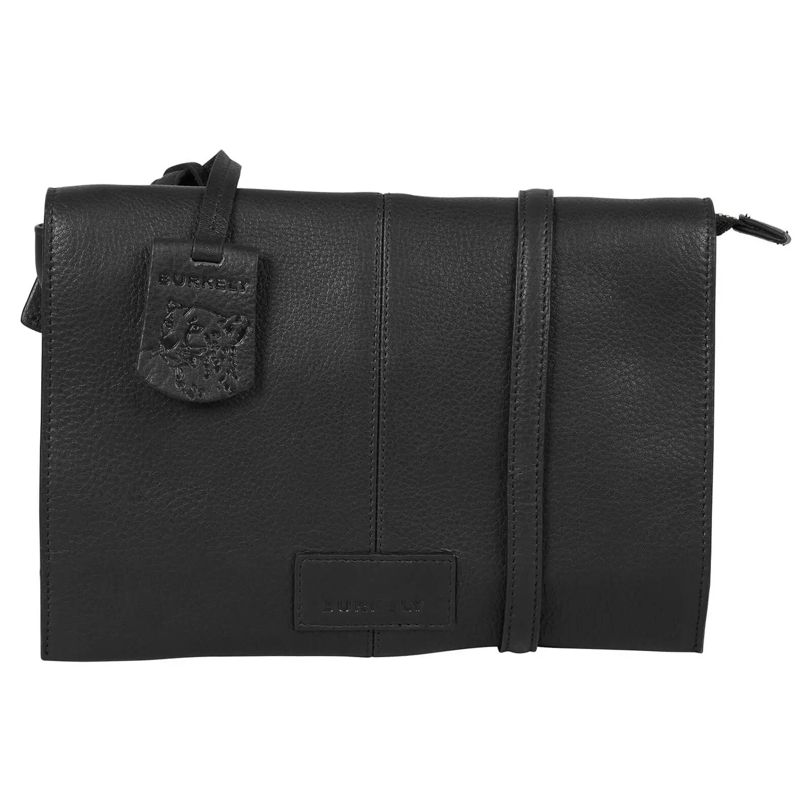 Dámská crossbody kožená kabelka Burkely Neola - černá